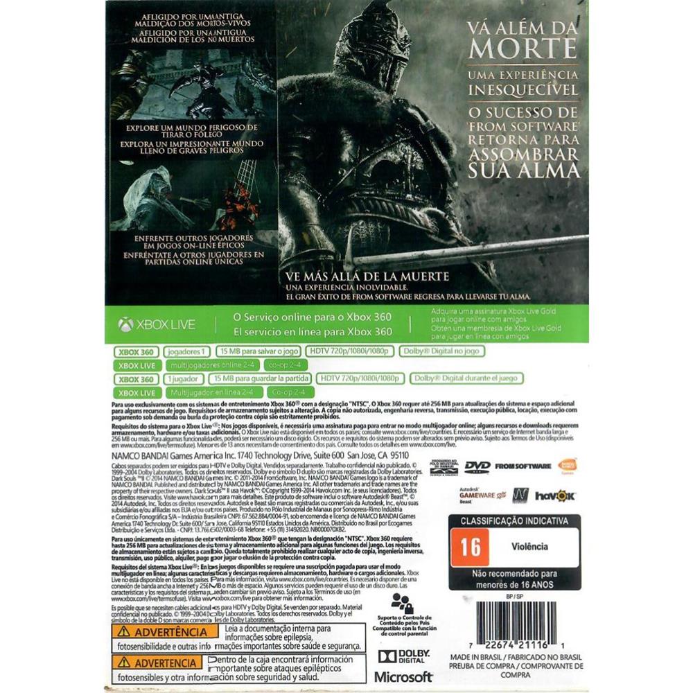 Dark Souls Ii - Xbox 360 (Usado) (Risco Leitor)