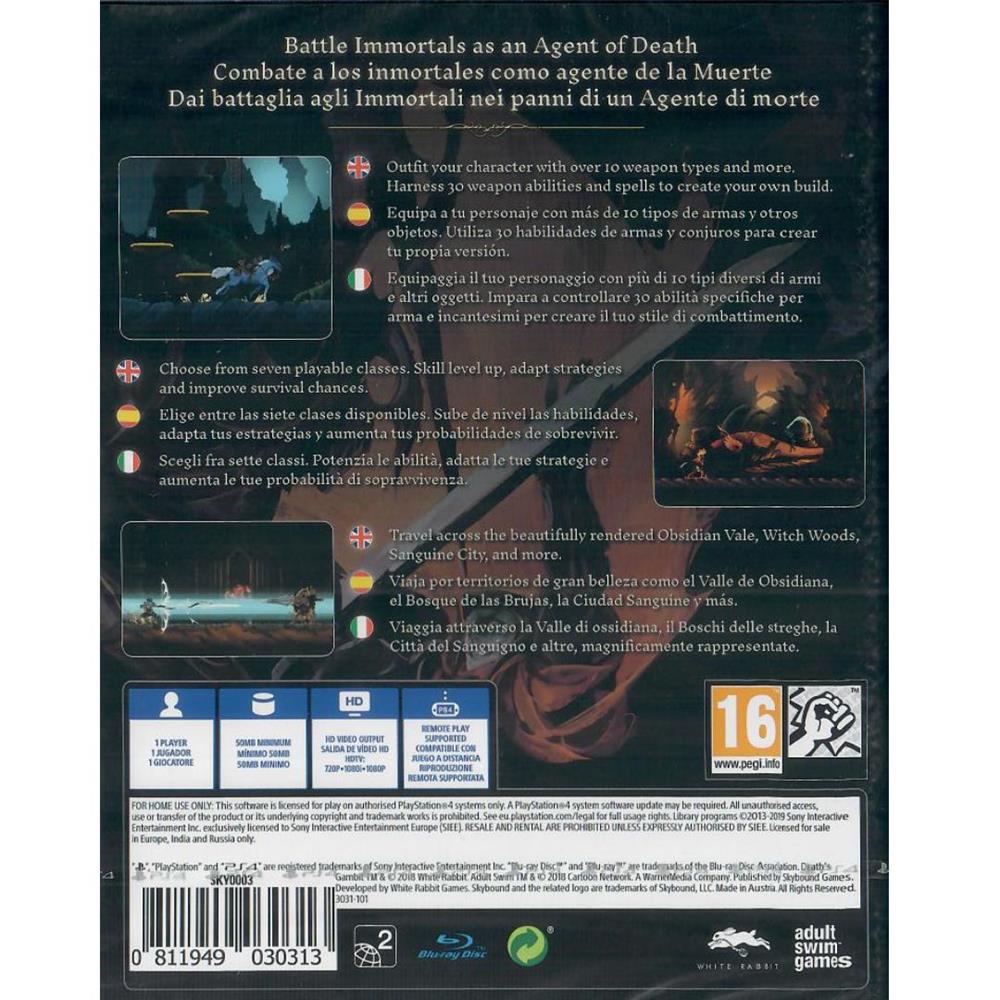 Death's Gambit - Ps4 (Novo) (Europeu)