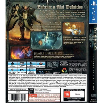 Diablo 3 Reaper Of Souls - Ps4 (Usado)
