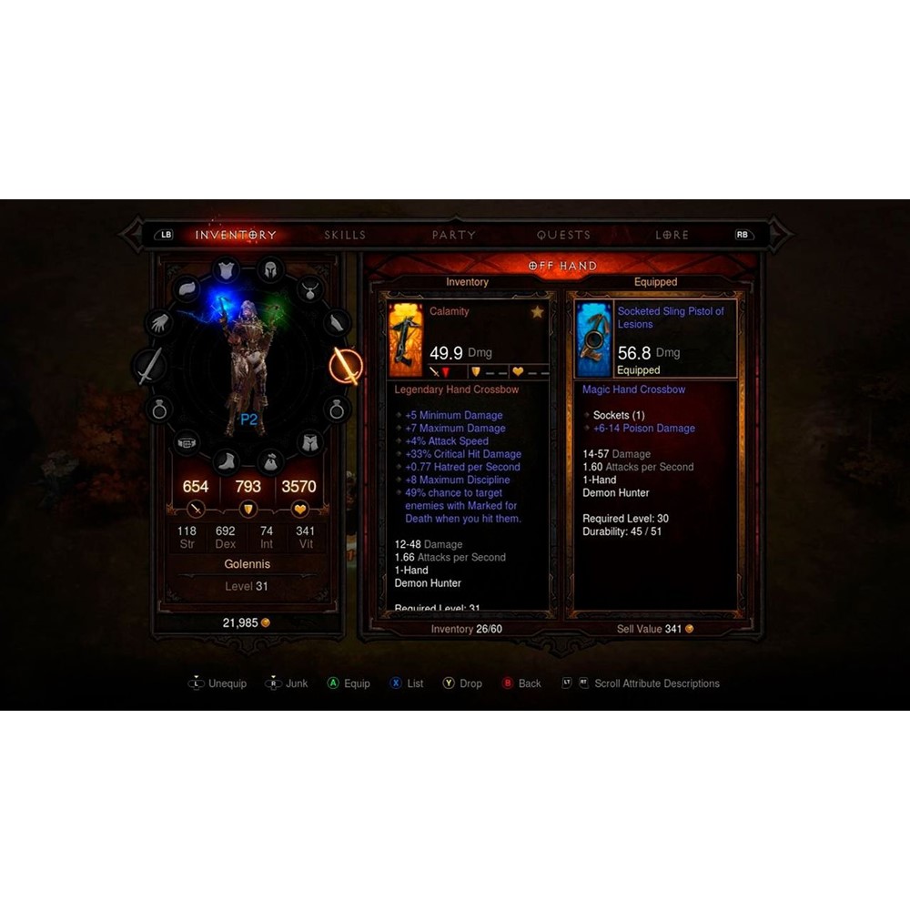 Diablo 3 - Xbox 360 (Seminovo)