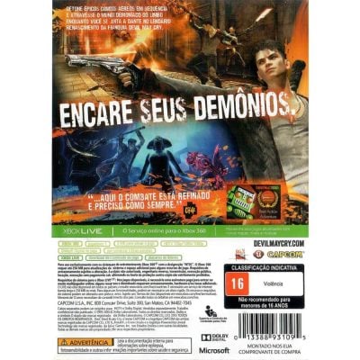 Dmc - Devil May Cry - Xbox 360 (Seminovo)