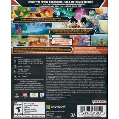Dragon Ball Z Kakarot - Xbox Series X/Xbox One (Novo)