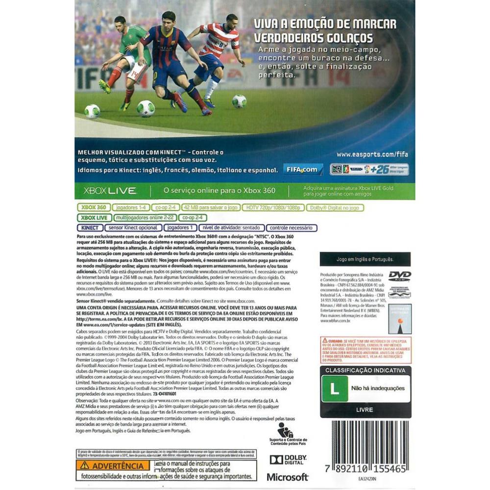 Fifa 14 - Xbox 360 (Usado) (Trinco)