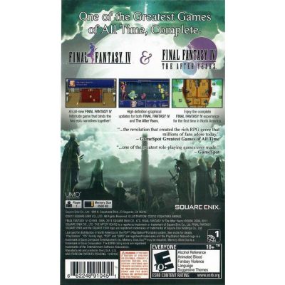 Final Fantasy Iv The Complete Collection - Psp (Seminovo)