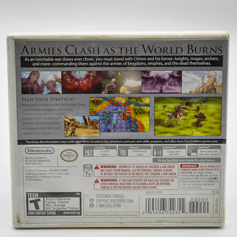 Fire Emblem: Awakening - Nintendo 3Ds (Label Descolando) (Fotos Reais) (Usado)