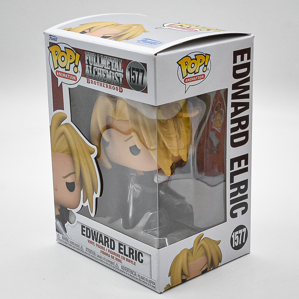Funko Pop Animation - Fullmetal Alchemist Brotherhood - Edward Elric 1577 (Mancha Na Capa E Detalhe No Cabelo)