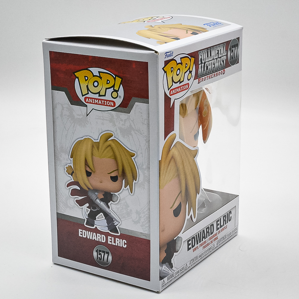 Funko Pop Animation - Fullmetal Alchemist Brotherhood - Edward Elric 1577 (Mancha Na Capa E Detalhe No Cabelo)
