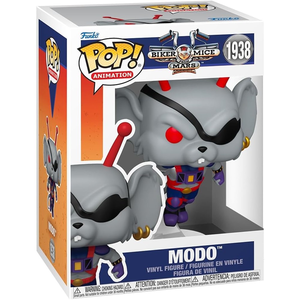 Funko Pop Biker Mice From Mars – Modo #1938 Funko Pop Biker Mice From Mars - Modo #1938