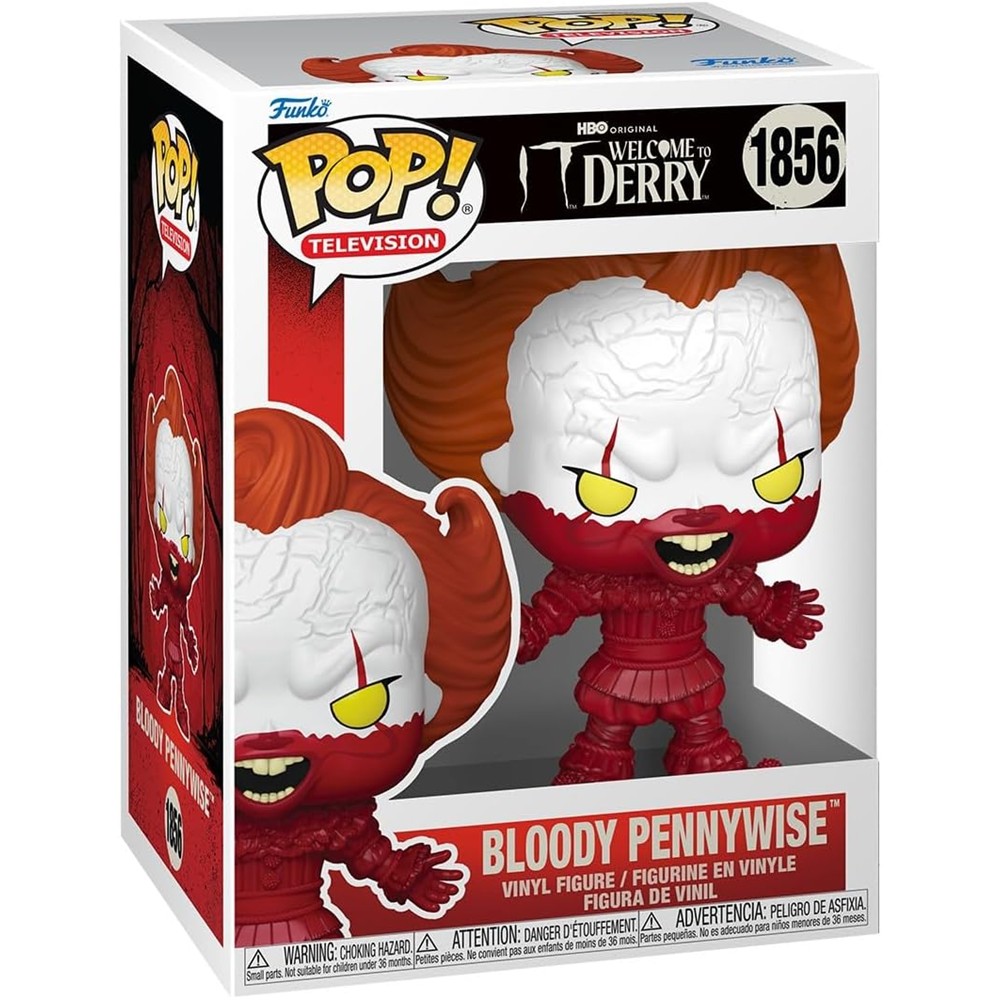 Funko Pop It: Bem-Vindos A Derry – Pennywise Sangrento #1856 Funko Pop It: Bem-Vindos A Derry - Pennywise Sangrento #1856