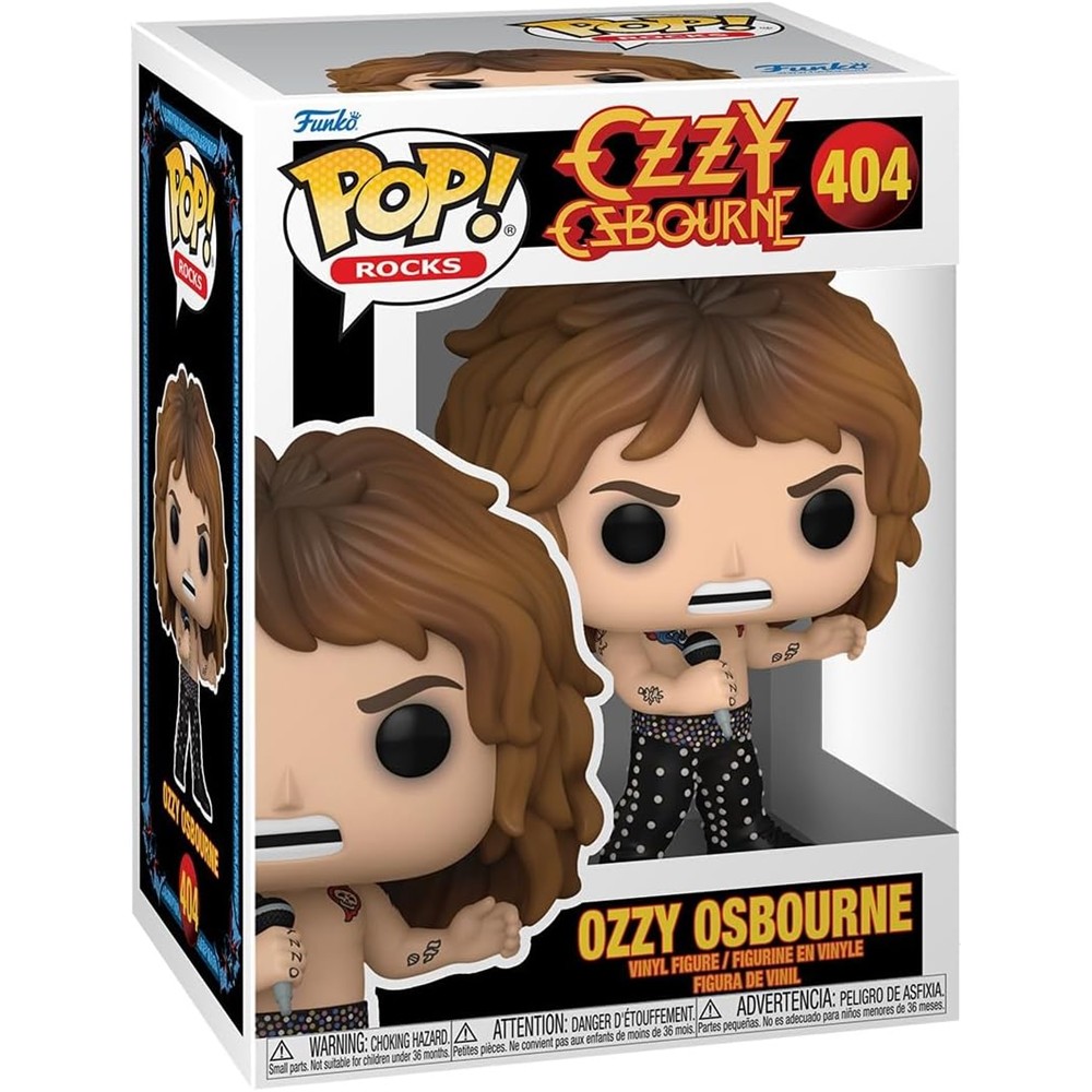 Funko Pop Ozzy Osbourne Sem Camisa (1989) #404 Funko Pop Ozzy Osbourne Sem Camisa (1989) #404