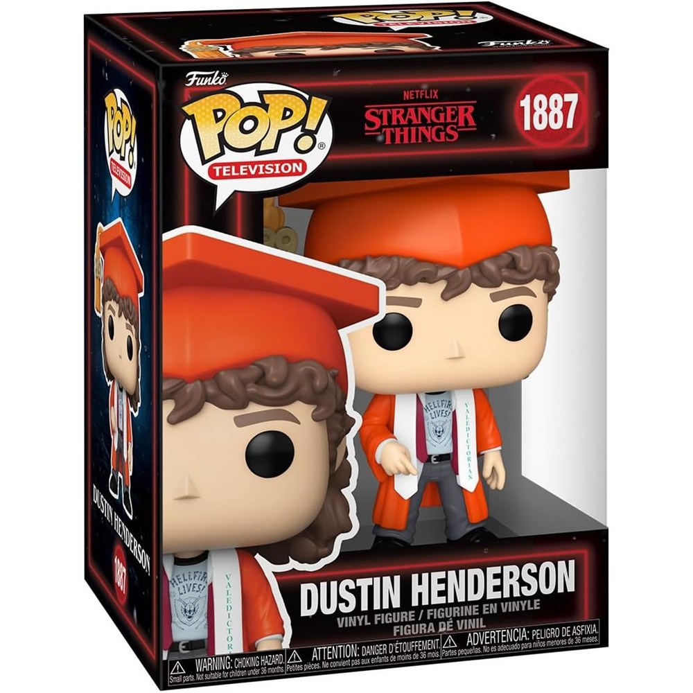 Funko Pop Stranger Things - Dustin Henderson Na Formatura #1887