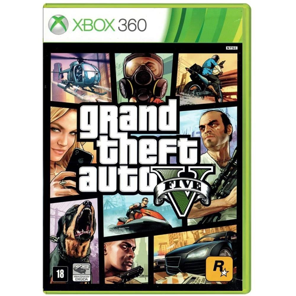 Grand Theft Auto Gta V – Xbox 360 (Usado) (Trinco) (Sem Mapa) Grand Theft Auto Gta V - Xbox 360 (Usado) (Trinco) (Sem Mapa)