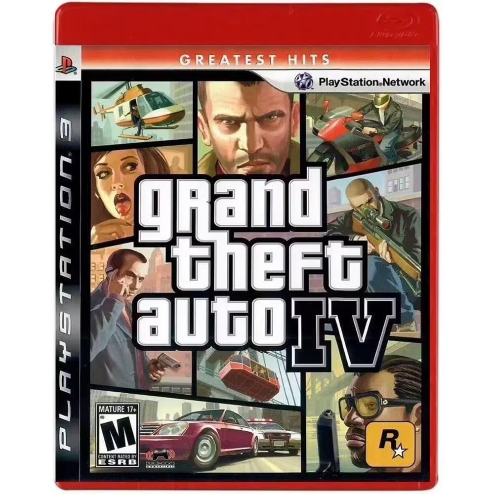 Gta 4 – Grand Theft Auto Iv – Ps3 (Greatest Hits) (Usado) (Sem Manual) Gta 4 - Grand Theft Auto Iv - Ps3 (Greatest Hits) (Usado) (Sem Manual)