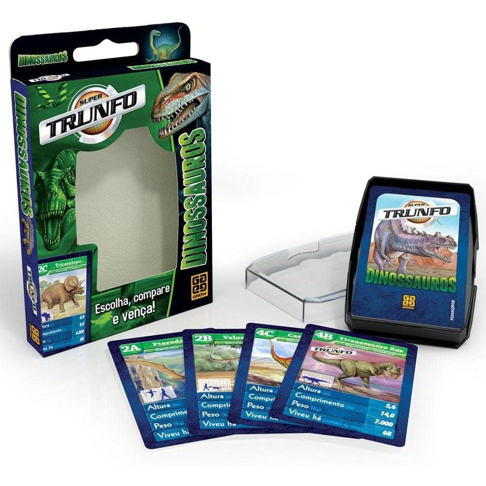 Jogo De Cartas Super Trunfo Dinossauros - Grow (Novo)