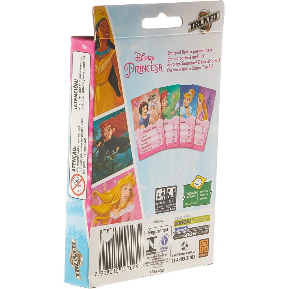 Jogo De Cartas Super Trunfo Disney Princesa (Novo)