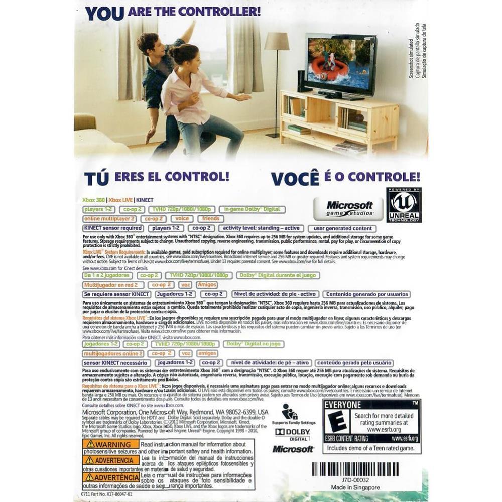 Kinect Adventures - Xbox 360 (Usado)