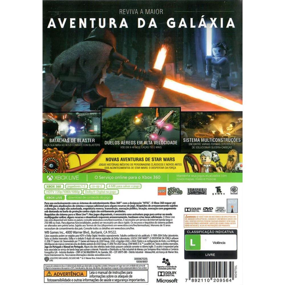 Lego Star Wars O Despertar Da Força - Xbox 360 (Seminovo)