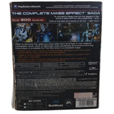 Mass Effect Trilogy - Ps3 (Usado) (Luva Avariada)