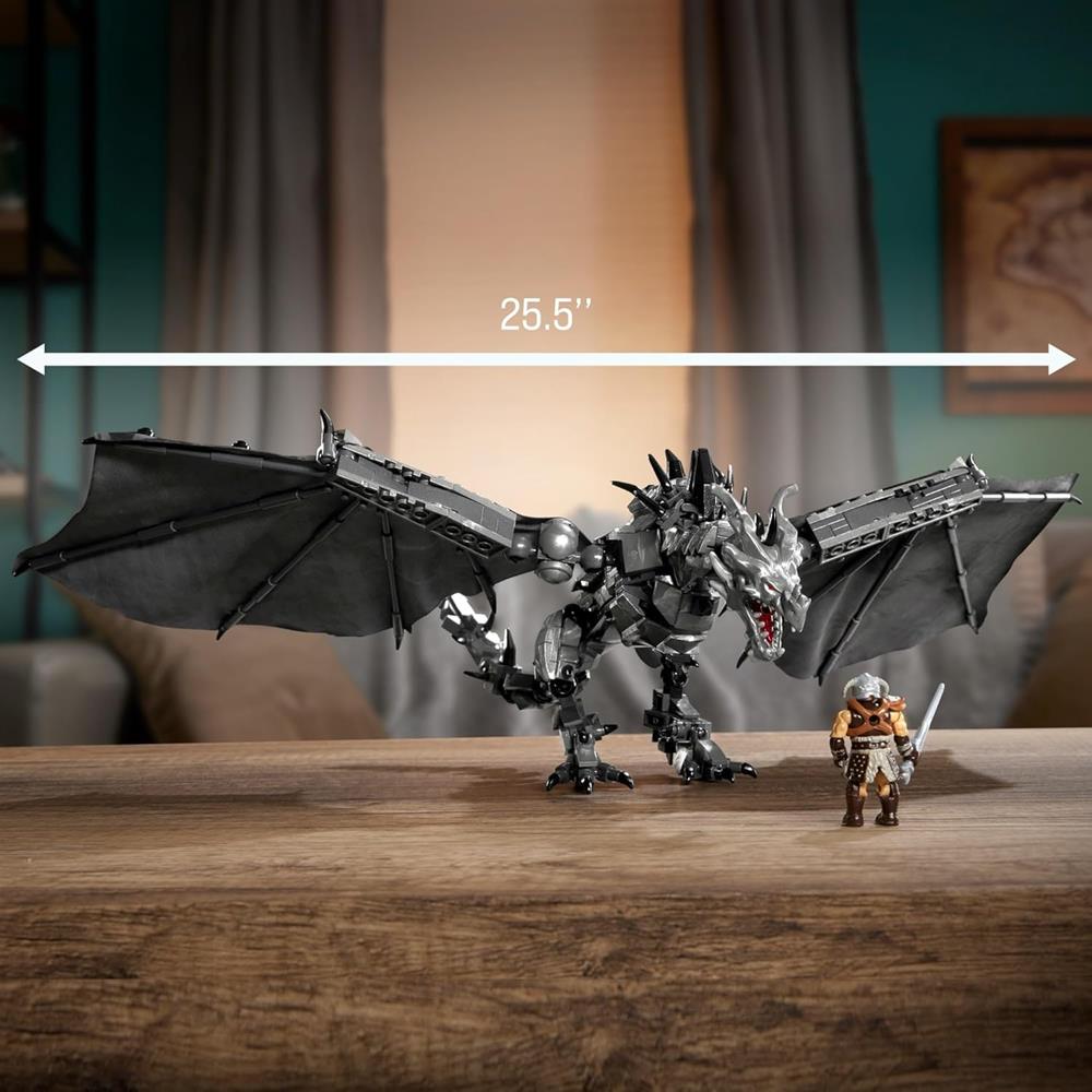 Mega Skyrim Alduin World Eater Building Set Hxr98 (Alduin O Devorador De Mundos Com 619 Peças) (Novo)