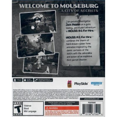 Mouse P.I For Hire - Ps5 (Novo)