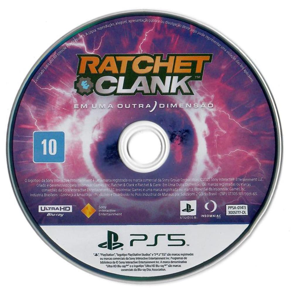 Ratchet And Clank Em Uma Outra Dimensão – Ps5 (Somente O Disco) (Seminovo) Ratchet And Clank Em Uma Outra Dimensão - Ps5 (Somente O Disco) (Seminovo)