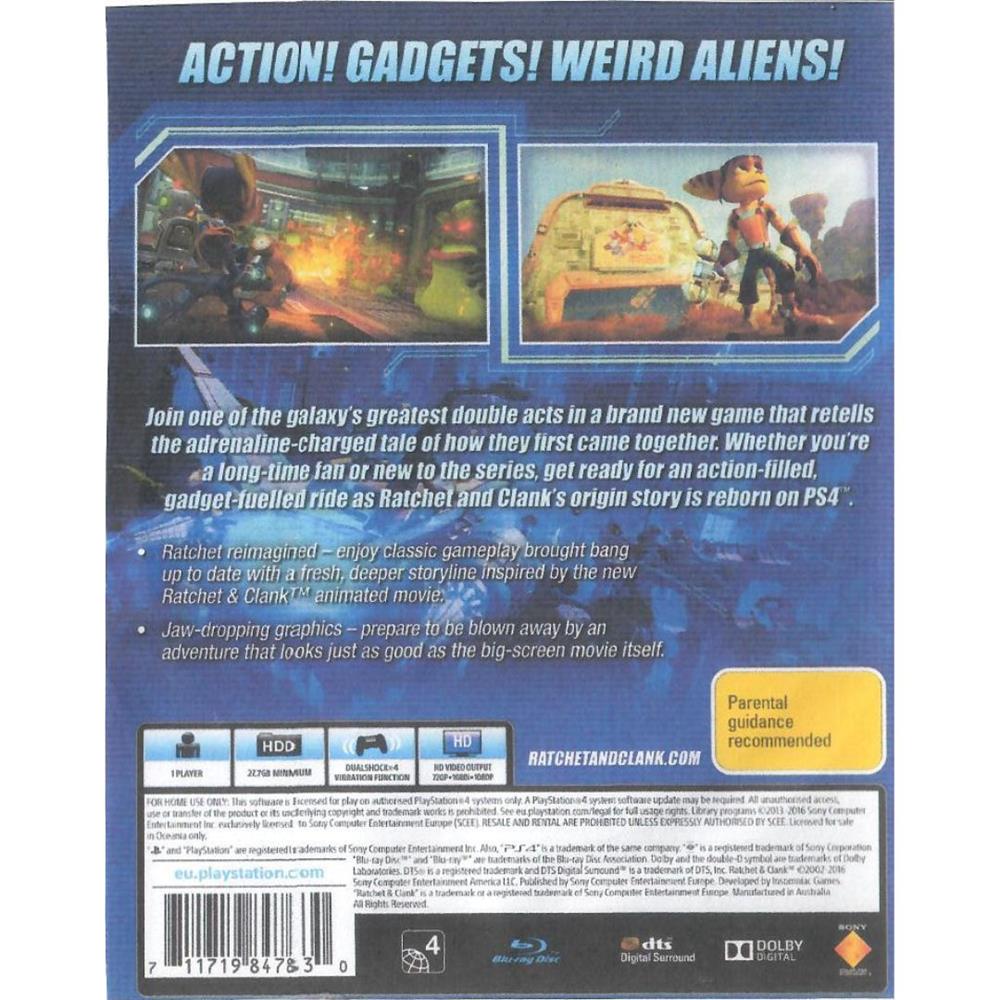 Ratchet & Clank - Ps4 (Playstation Hits) (Encarte Reimpresso) (Seminovo)