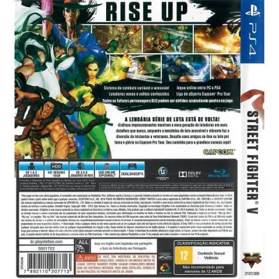 Street Fighter V - Ps4 (Novo)