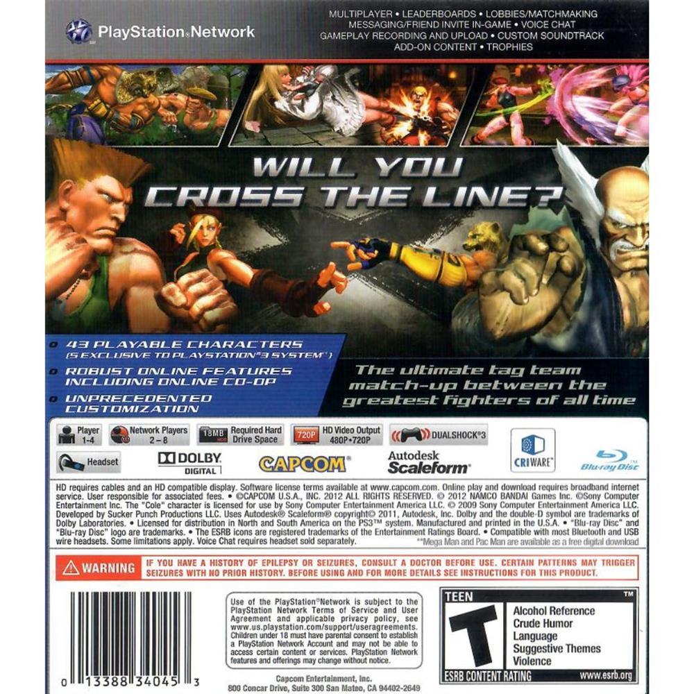 Street Fighter Vs Tekken - Ps3 (Usado)