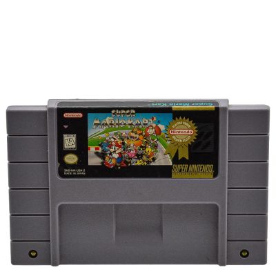Super Mario Kart - Snes (Original) (Detalhe Na Carcaça) (Seminovo)