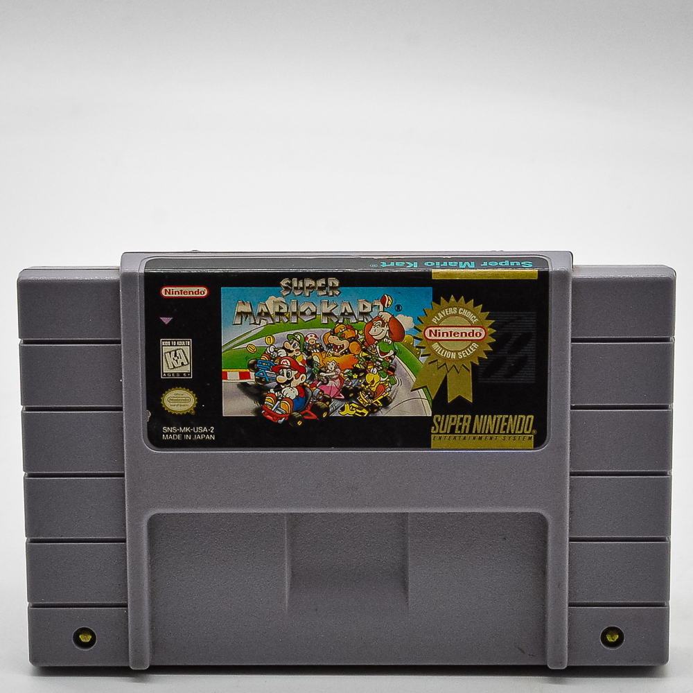Super Mario Kart - Snes (Original) (Detalhe Na Carcaça) (Seminovo)