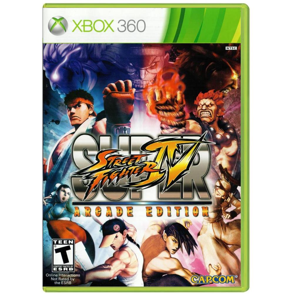 Super Street Fighter Iv Arcade Edition – Xbox 360 (Usado) (Mancha) Super Street Fighter Iv Arcade Edition - Xbox 360 (Usado) (Mancha)