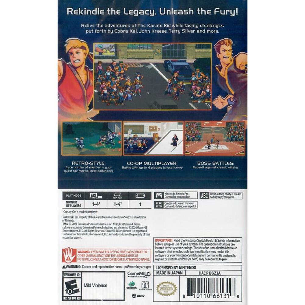 The Karate Kid Street Rumble - Nintendo Switch (Novo)