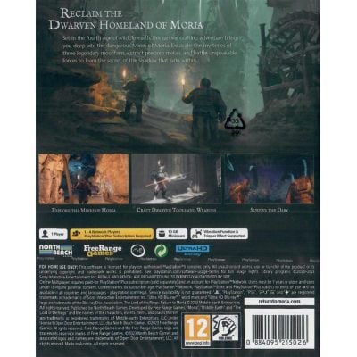 The Lord The Rings Return To Moria - Ps5 (Novo) (Europeu)
