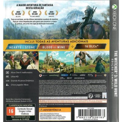 The Witcher 3 Complete Edition - Xbox One (Com Trilha Sonora) (Seminovo)