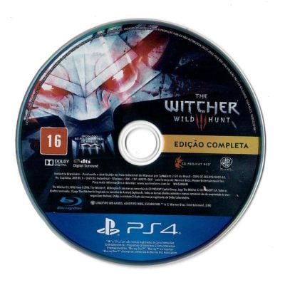The Witcher 3 Wild Hunt Complete Edition - Ps4 (Somente O Disco) (Seminovo)