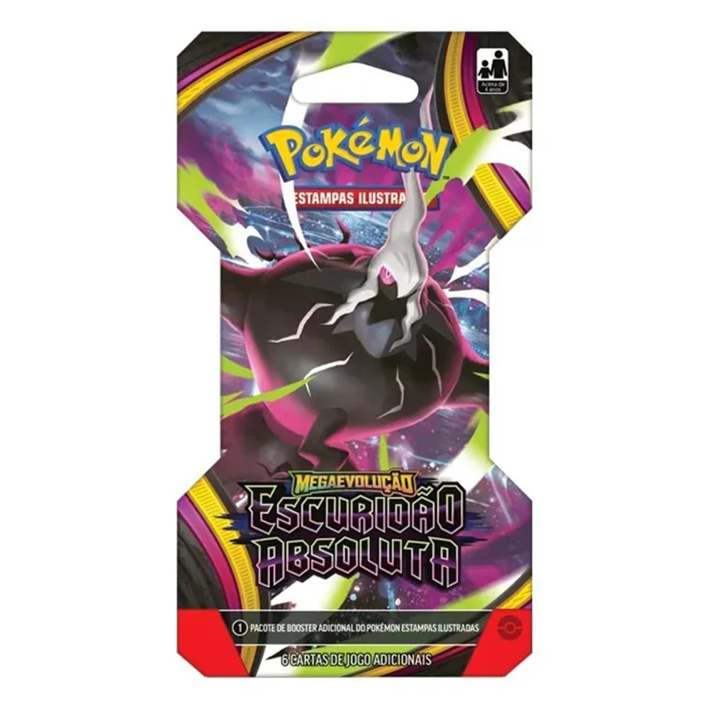 Trading Card Game Pokemon - Pokémon Blister Escuridão Absoluta (6 Cartas) (1 Blister Sortido) (Novo)