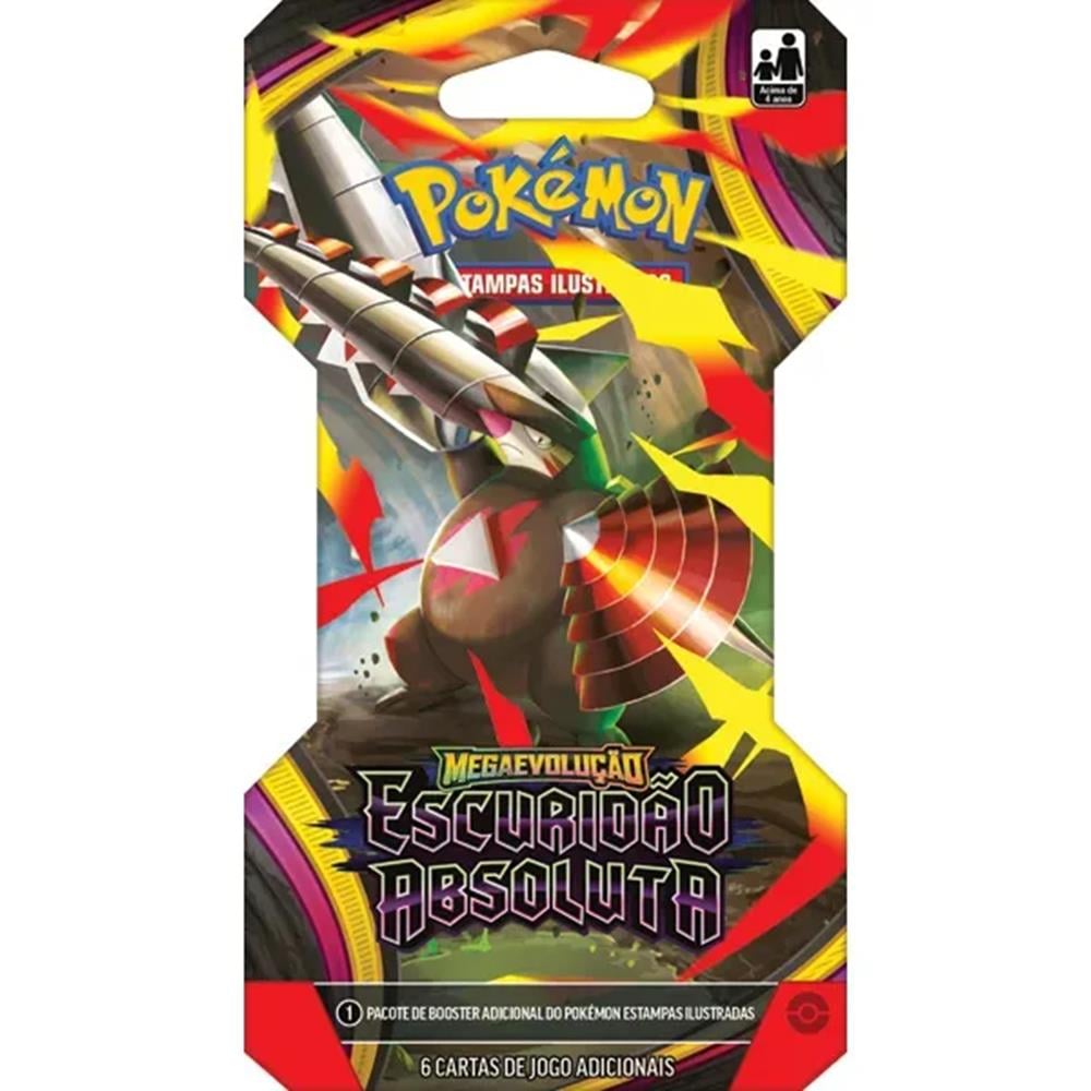 Trading Card Game Pokemon - Pokémon Blister Escuridão Absoluta (6 Cartas) (1 Blister Sortido) (Novo)