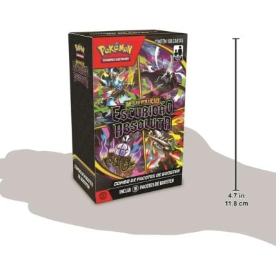 Trading Card Game Pokemon - Pokémon Booster Escuridão Absoluta (108 Cartas) (18 Boosters) (Novo)