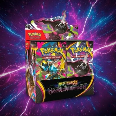 Trading Card Game Pokemon - Pokémon Booster Escuridão Absoluta (216 Cartas) (36 Boosters) (Novo)