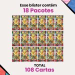 Trading Card Game Pokemon - Pokémon Booster Herois Excelsios (108 Cartas) (18 Boosters) (Novo)