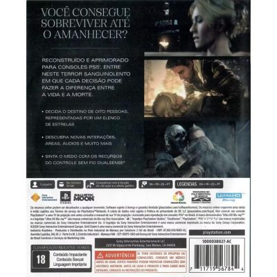Until Dawn - Ps5 (Seminovo)