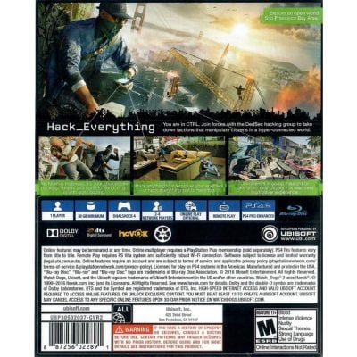 Watch Dogs 2 - Ps4 (Seminovo)