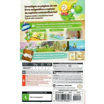 Yoshi And The Mysterious Book - Nintendo Switch 2 (Seminovo)