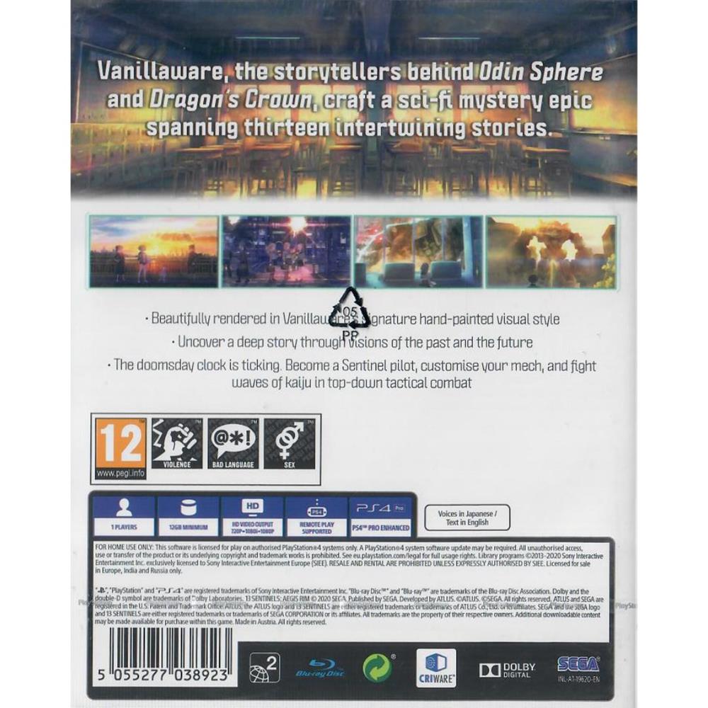 13 Sentinels: Aegis Rim - Ps4 (Novo) (Europeu)