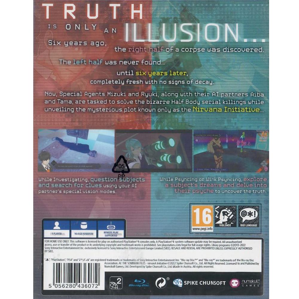 Ai: The Somnium Files - Nirvana Initiative - Ps4 (Novo) (Europeu)