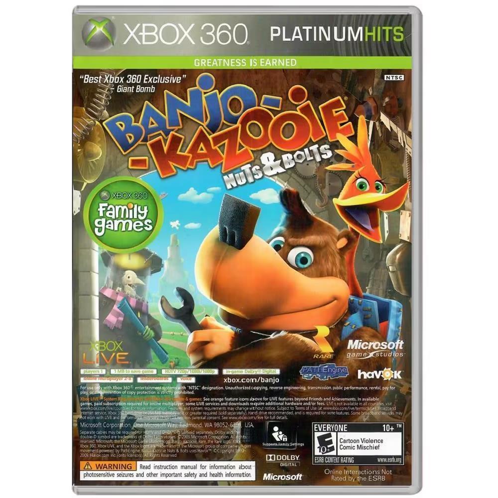 Banjo-Kazooie Nuts And Bolts + Viva Pinata - Xbox 360 (Platinum Hits) (Usado)