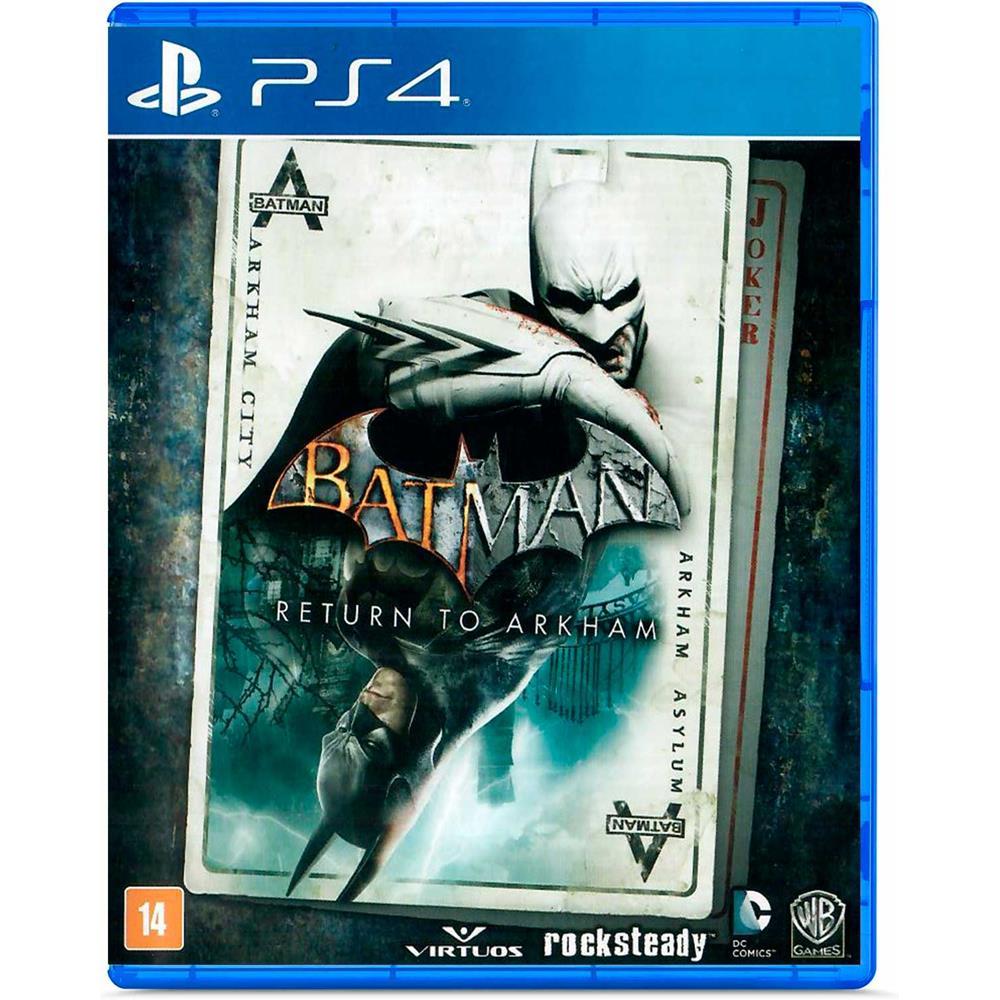 Batman Return To Arkham – Ps4 (Usado) (Encarte Amassado) Batman Return To Arkham - Ps4 (Usado) (Encarte Amassado)