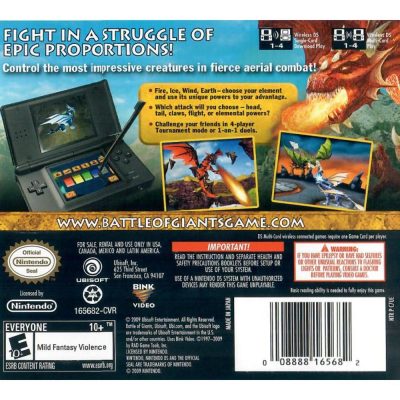 Battle Of Giants Dragons - Nintendo Ds (Seminovo)