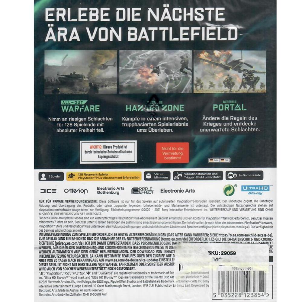 Battlefield 2042 - Ps5 (Novo) (Europeu)