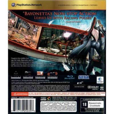 Bayonetta - Ps3 (Favoritos) (Seminovo)